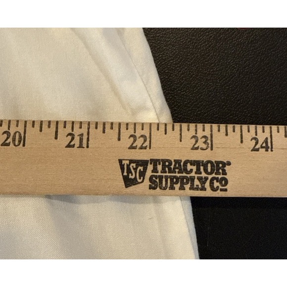 Faded Glory Womens XL 16/18 White Smocked Peasant Top Blouse Preppy Boho NEW - Picture 9 of 11